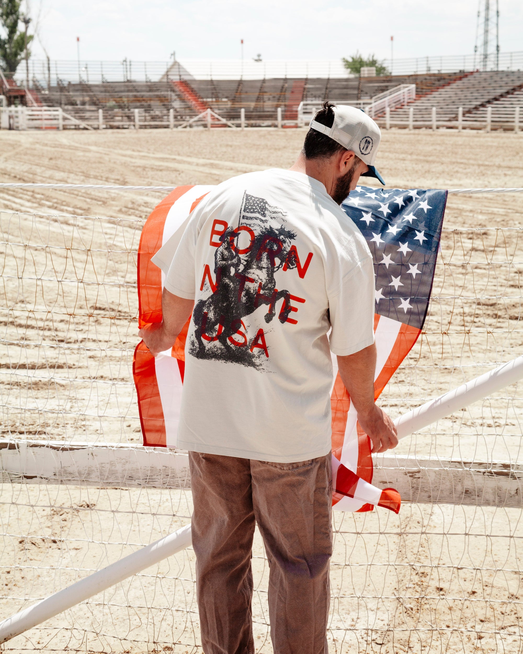 4th of July Born in the USA T-shirt
