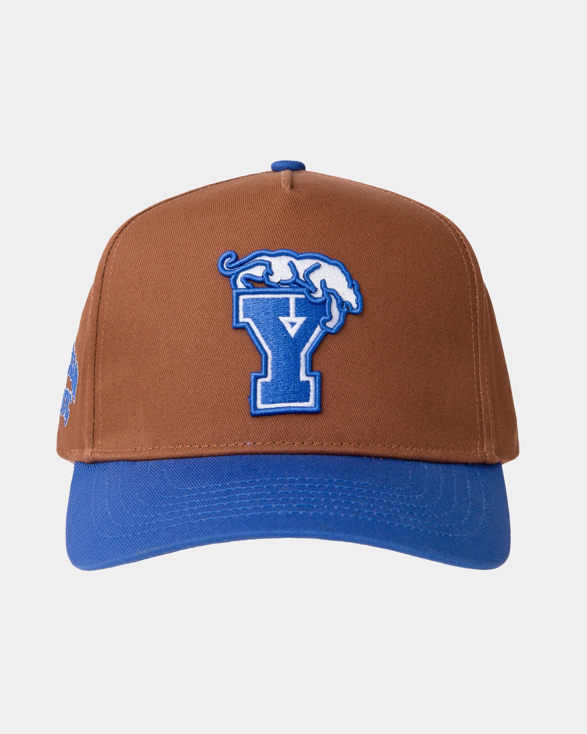 BYU Fade Hat Brown Royal Blue Cougar Y