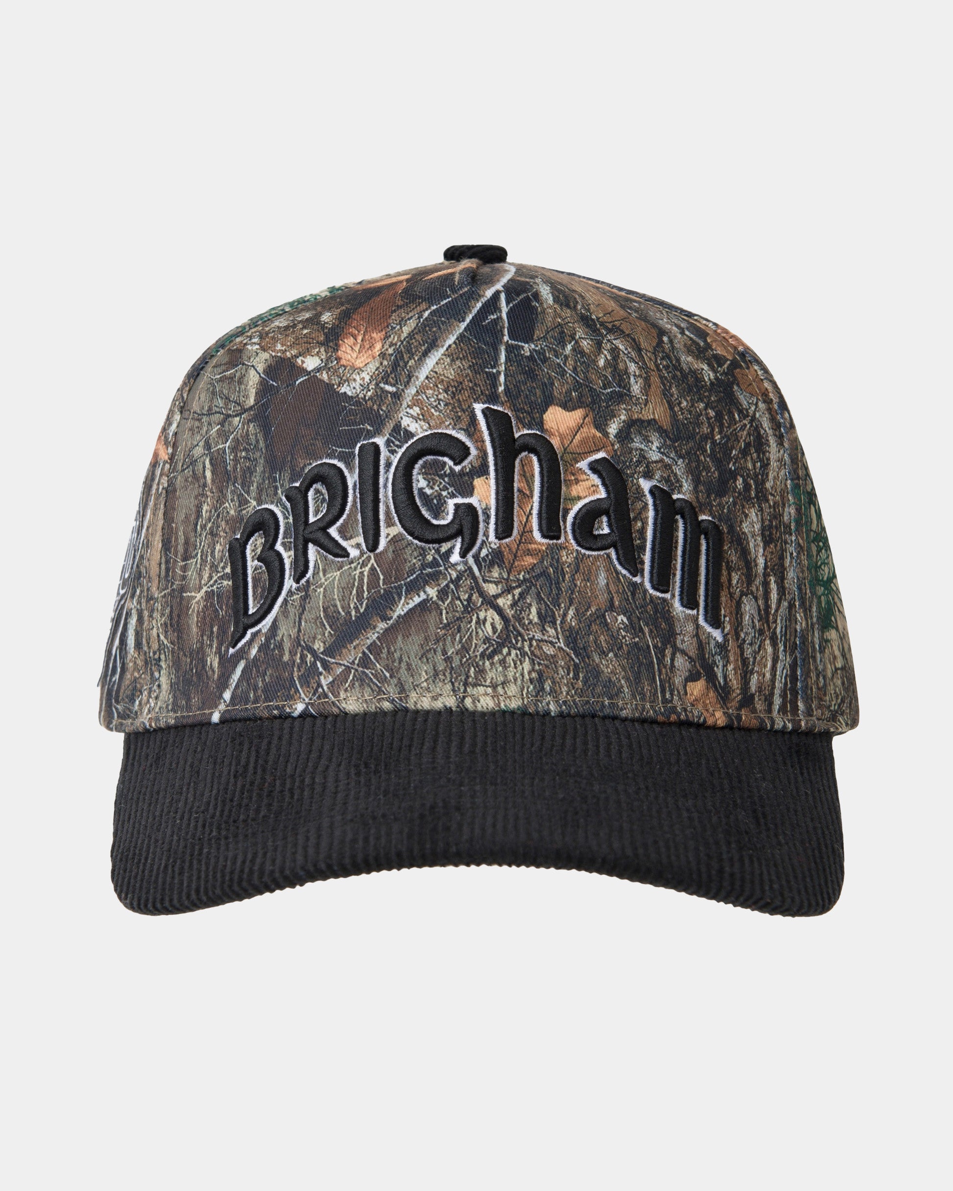 BYU Fade Hat Camo Black Corduroy Brim
