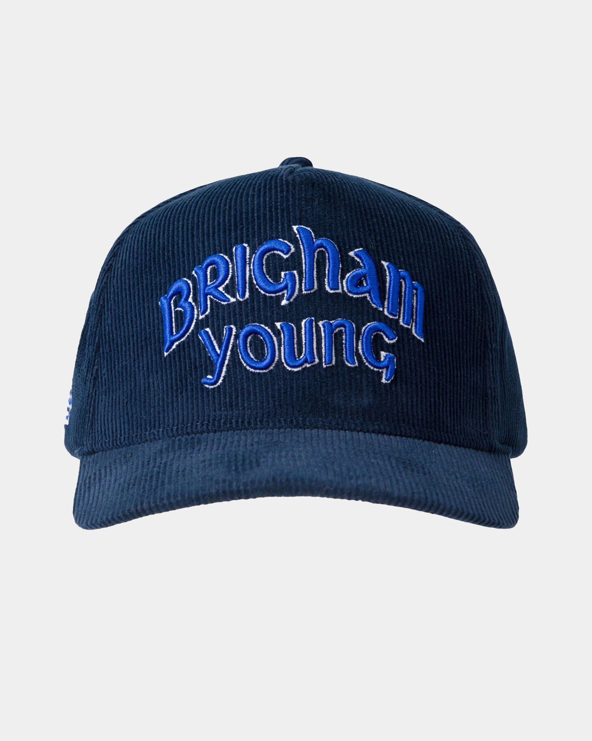 BYU Fade Hat Navy Corduroy Brigham Young