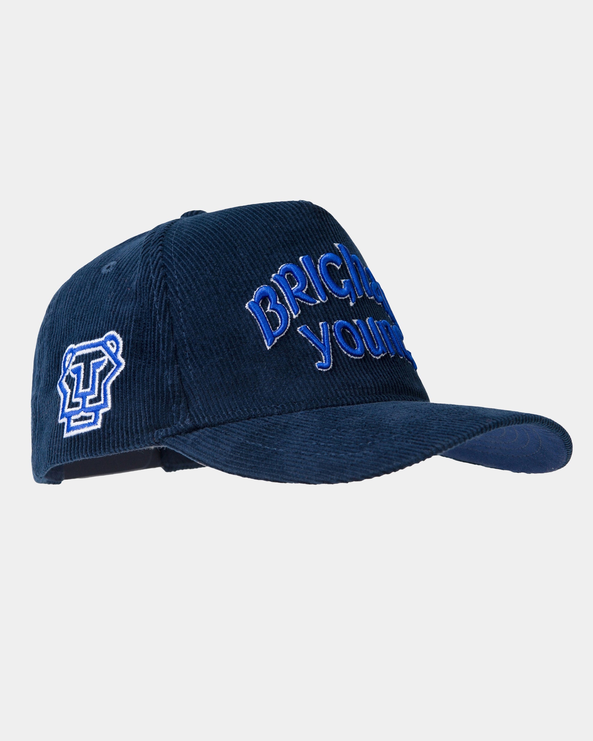 BYU Fade Hat Navy Corduroy Brigham Young