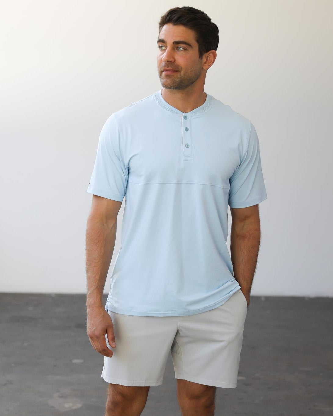 Crown Blade Polo Powder Blue