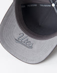 UofU Fade Hat Grey Round