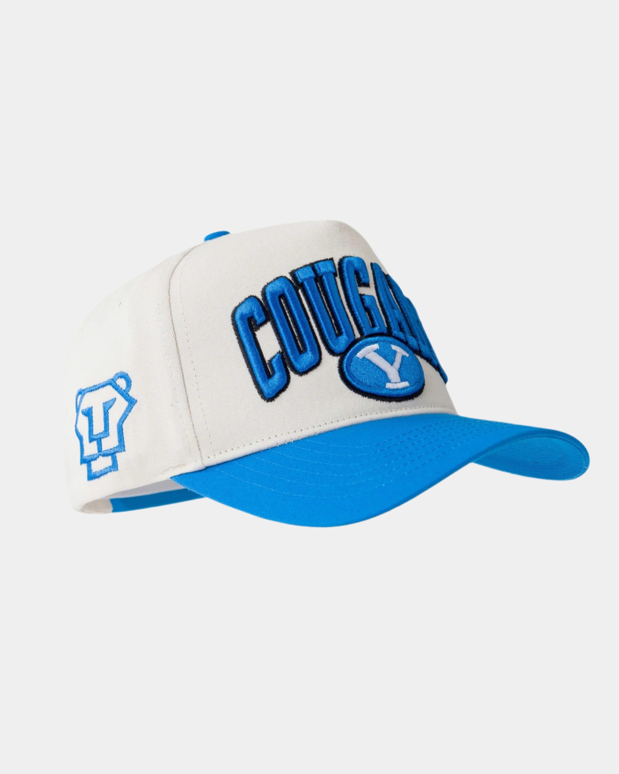 BYU Fade Hat Cougars Y Creme and Royal