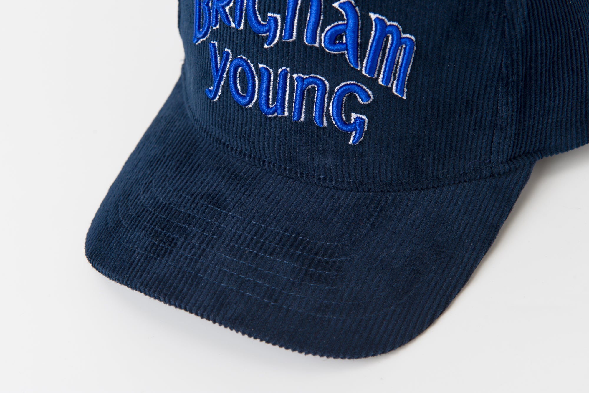 BYU Fade Hat Navy Corduroy Brigham Young