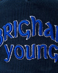 BYU Fade Hat Navy Corduroy Brigham Young