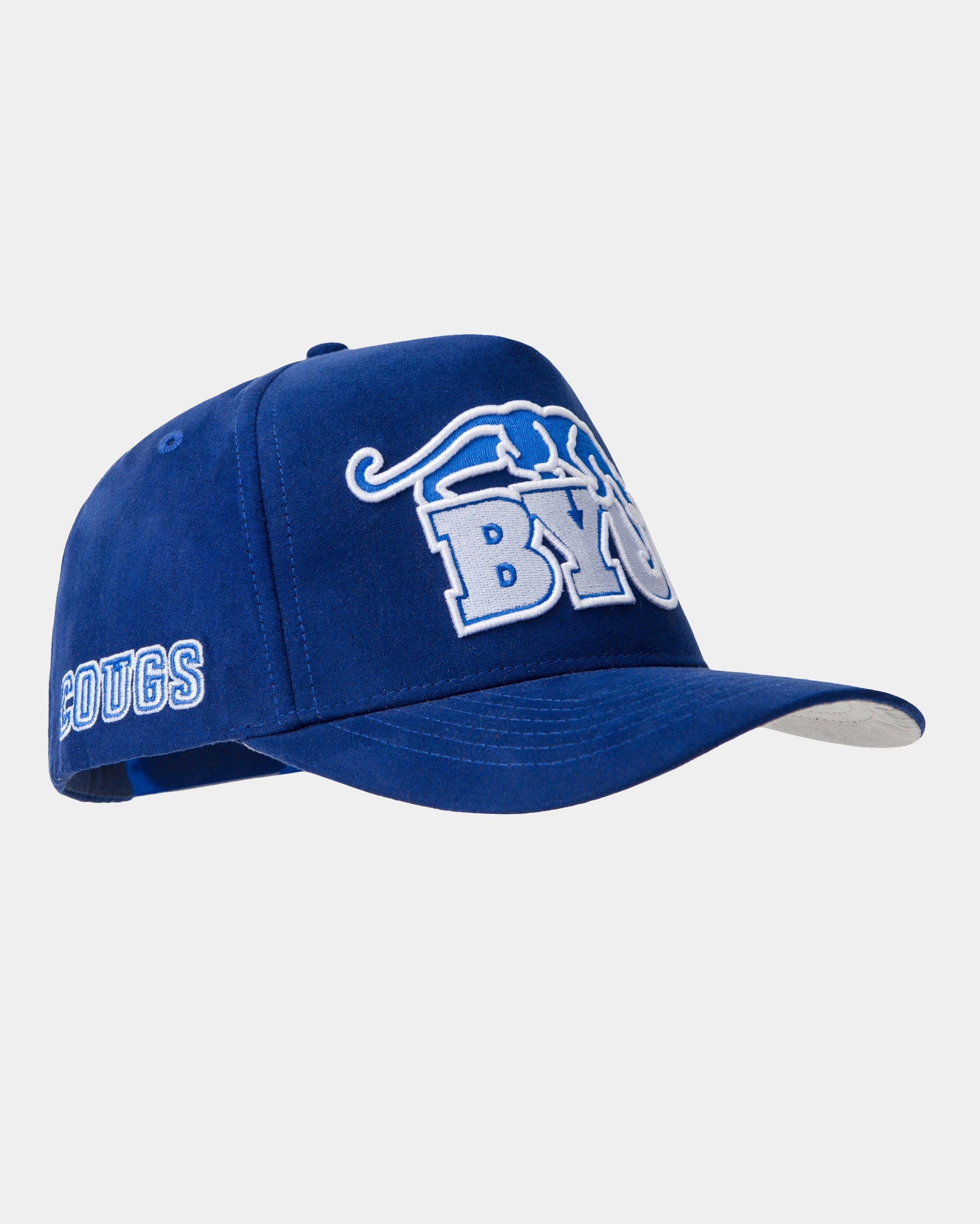 BYU Fade Hat Royal Blue Suede