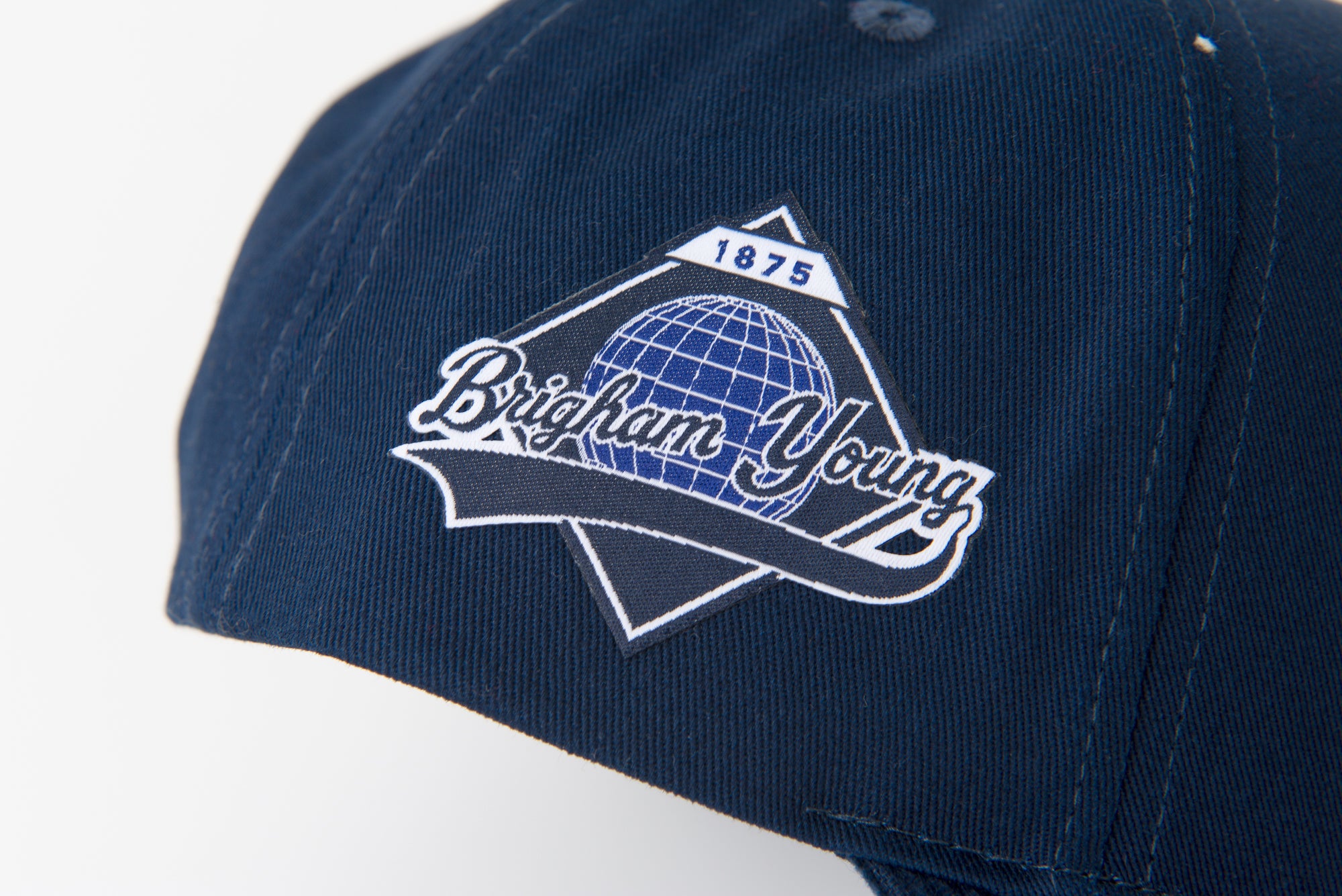BYU Fade Hat Navy Corduroy Y