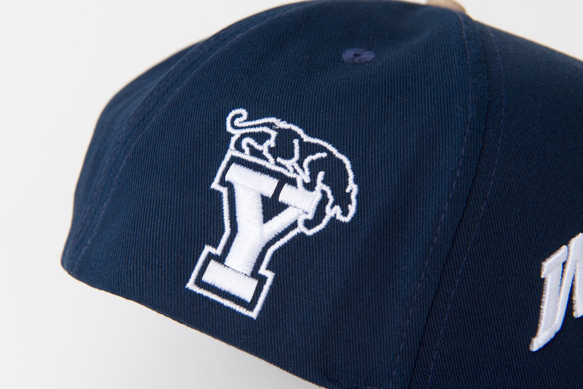BYU Fade Hat Navy Tan Reversed Brigham
