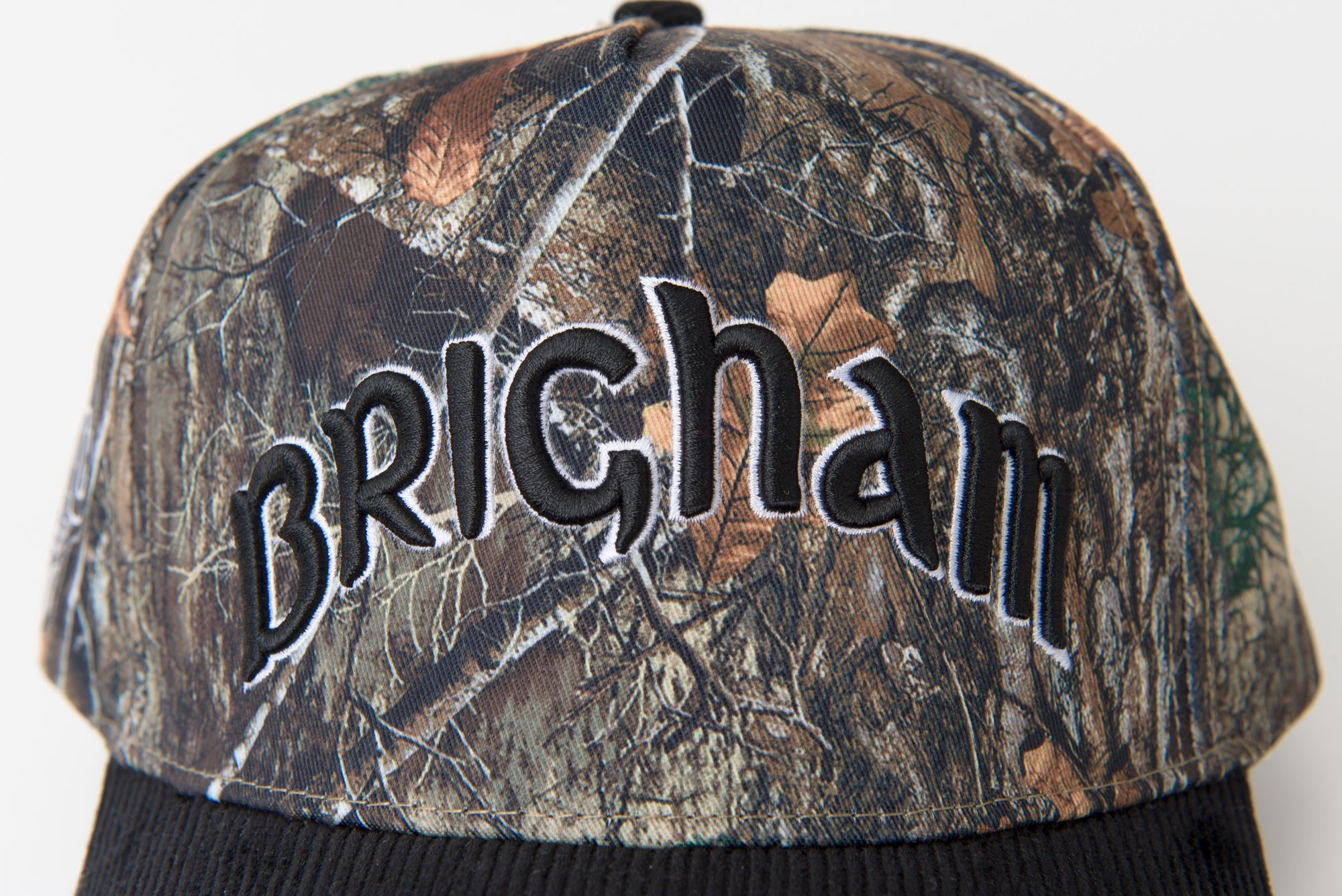 BYU Fade Hat Camo Black Corduroy Brim