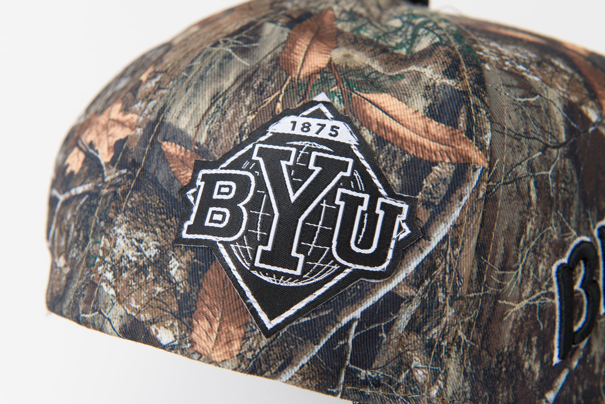 BYU Fade Hat Camo Black Corduroy Brim
