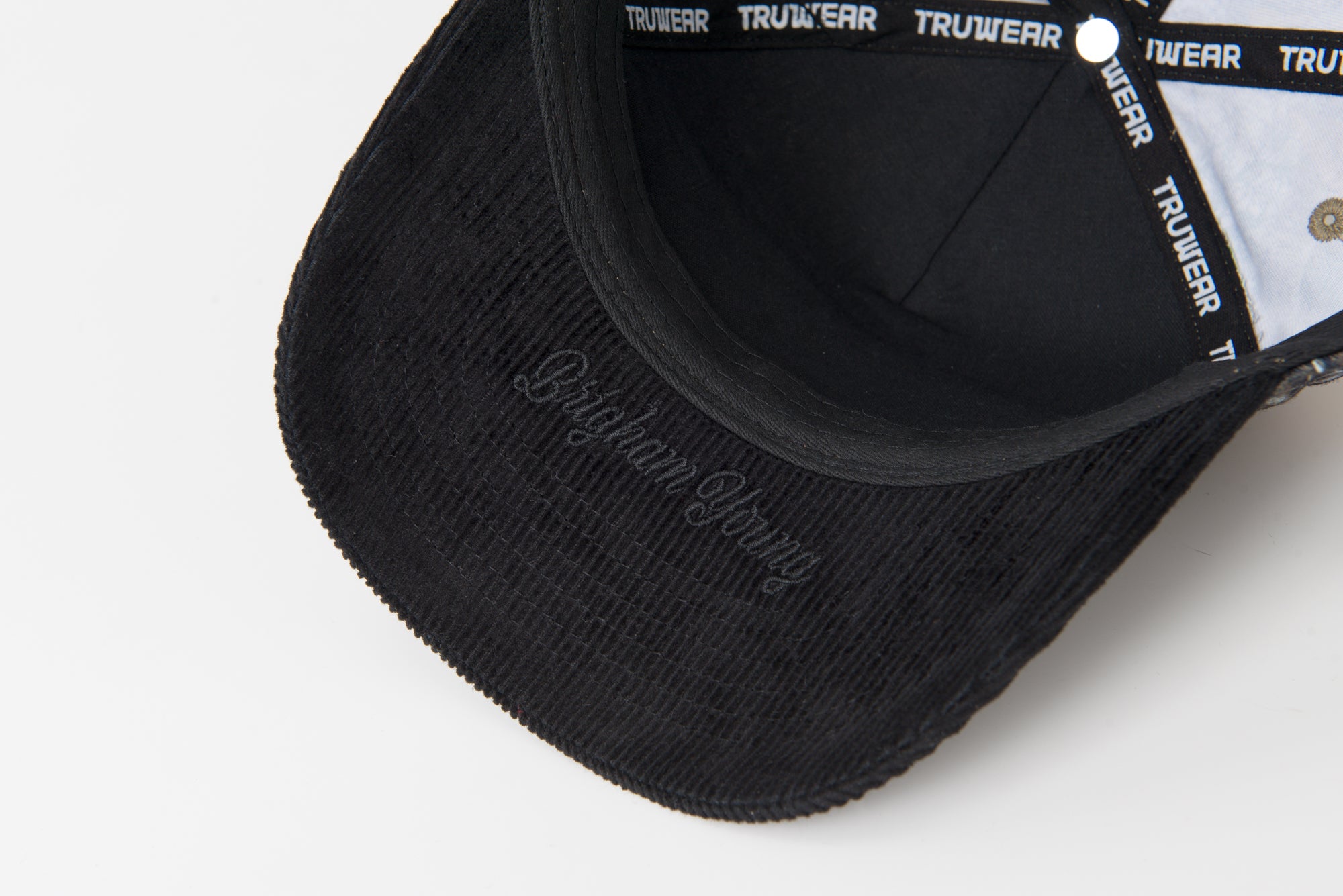 BYU Fade Hat Camo Black Corduroy Brim
