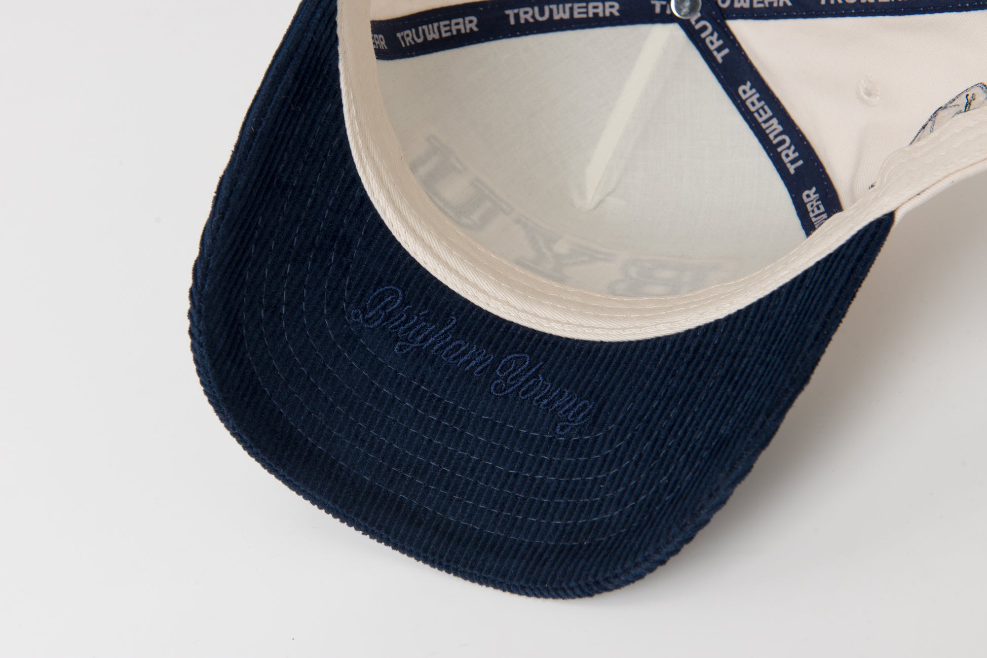 BYU Fade Hat Cougars Navy Corduroy Brim