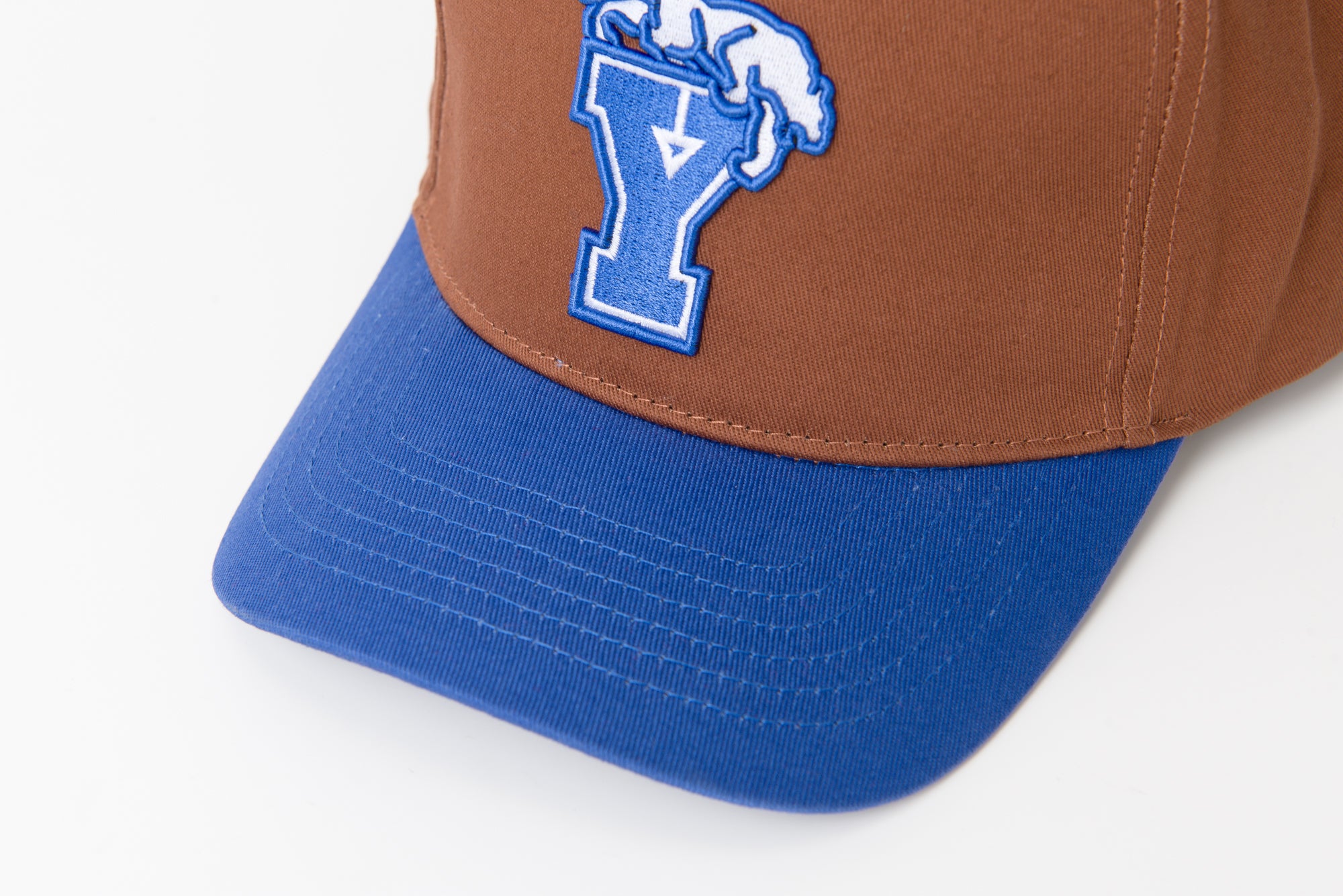 BYU Fade Hat Brown Royal Blue Cougar Y