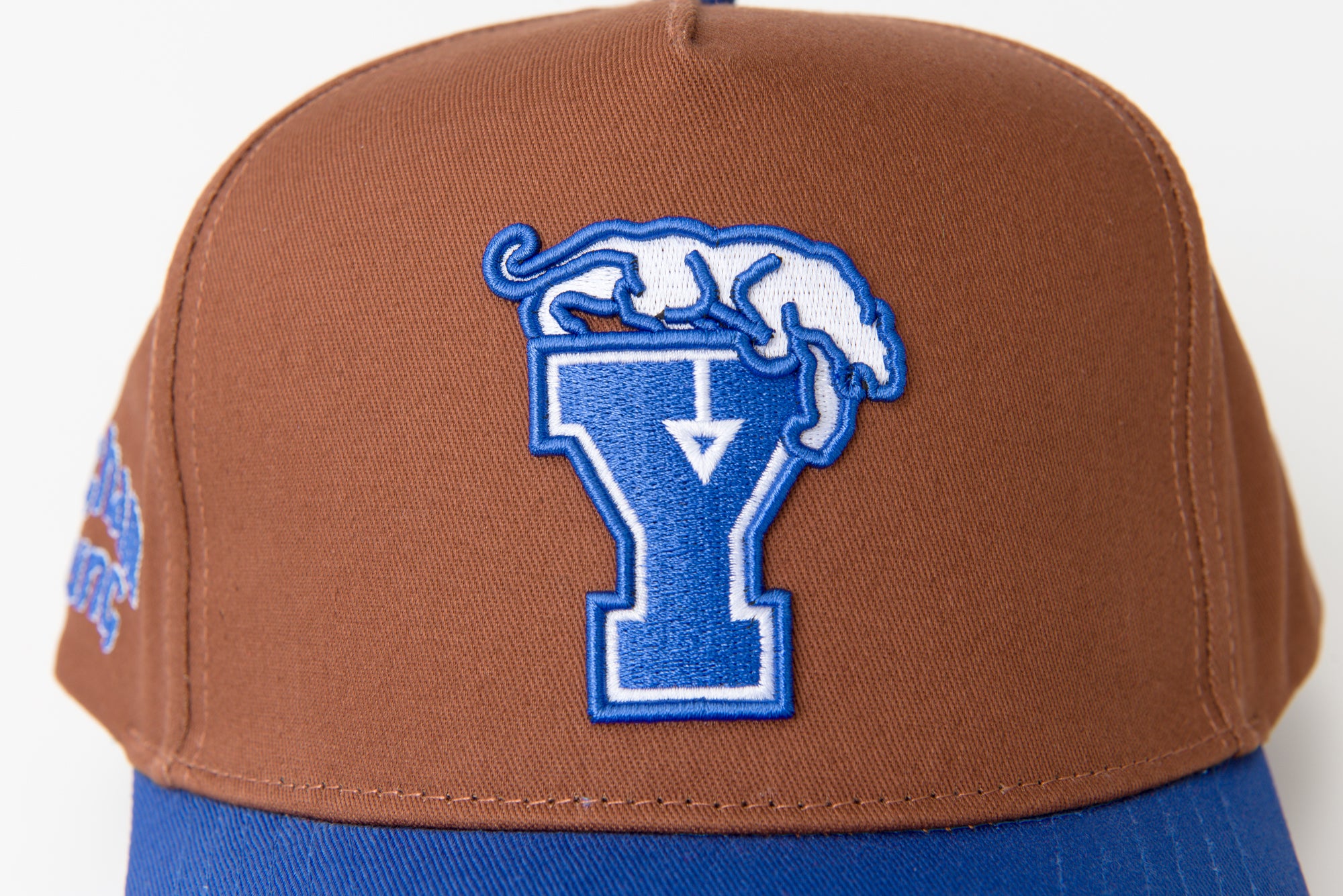 BYU Fade Hat Brown Royal Blue Cougar Y