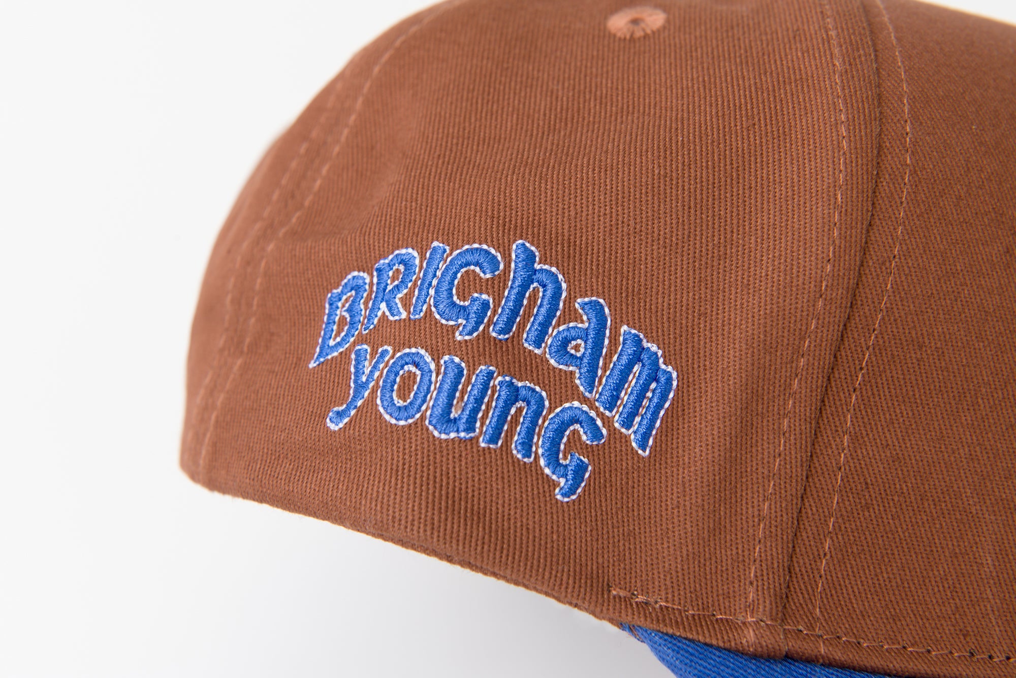 BYU Fade Hat Brown Royal Blue Cougar Y