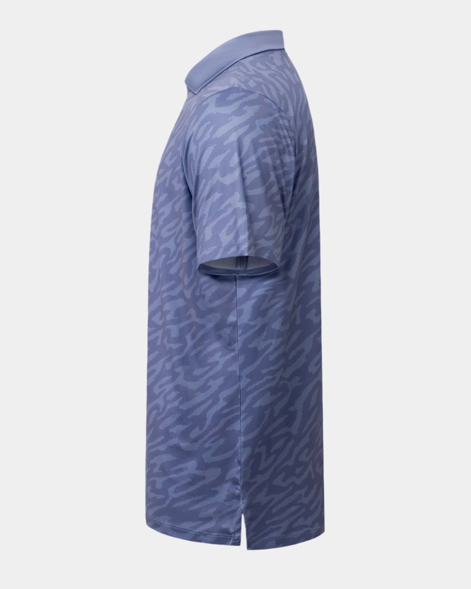 Elevation Polo Tiger Stripe Steel Blue