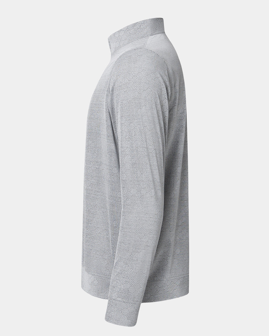 Swell Q-Zip Heather Grey