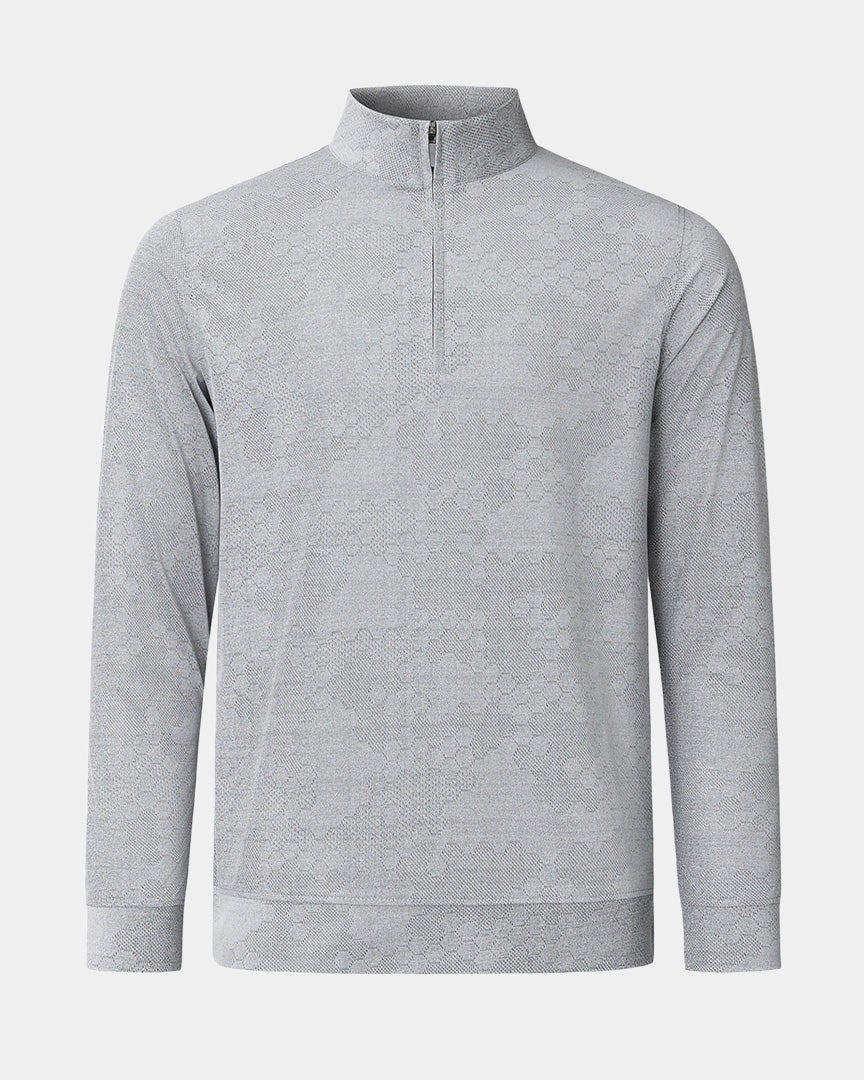 Swell Q-Zip Heather Grey
