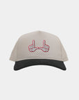 UofU Cream Black Cord Brim Fade Hat