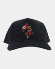UofU Black Full Cord Fade Hat