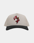 UofU Cream Black Cord Brim Fade Hat