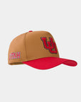 UofU Fade Hat Tan Red