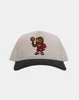 UofU Cream Black Cord Brim Fade Hat