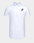 Drake Phenom Classic White Short Sleeve Dress Shirt