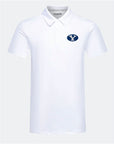 BYU Crest 2.0 White Polo
