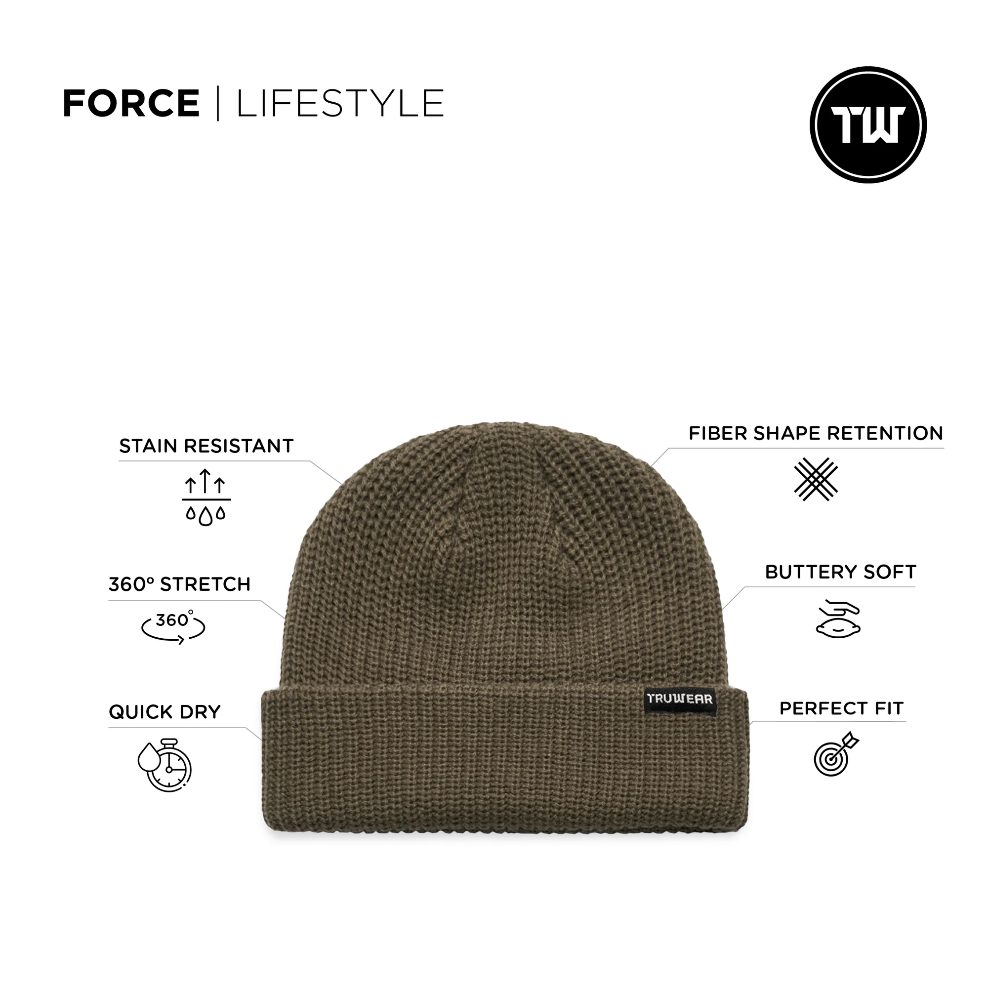 Force Lifestyle Walnut Beanie