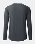 Cardinal Long Sleeve Charcoal Workout Shirt
