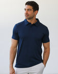 Crest 2.0 Navy Blue Polo