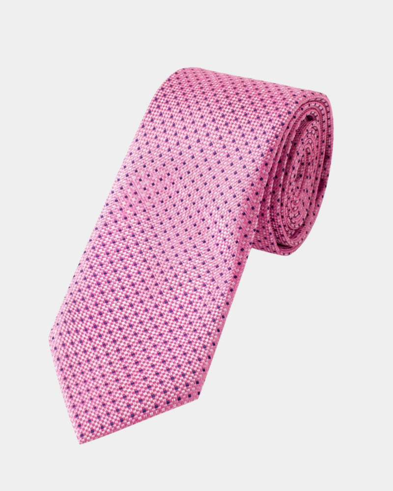 Multi-Dot Tie Pink
