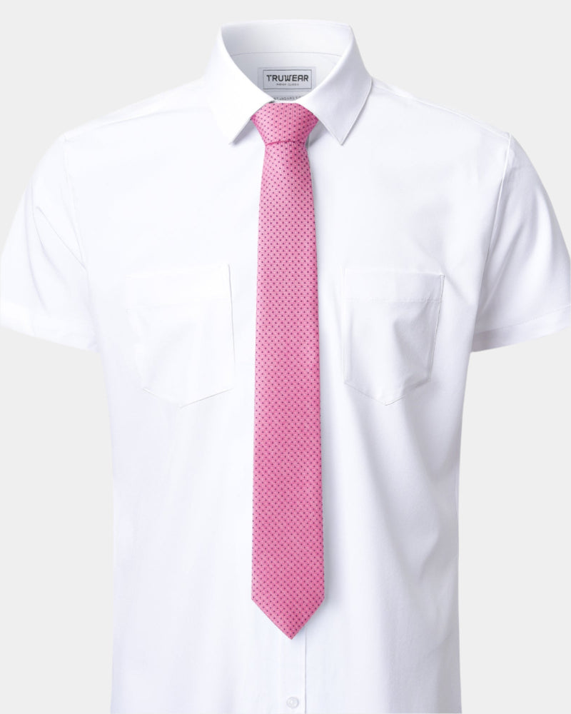 Multi-Dot Tie Pink