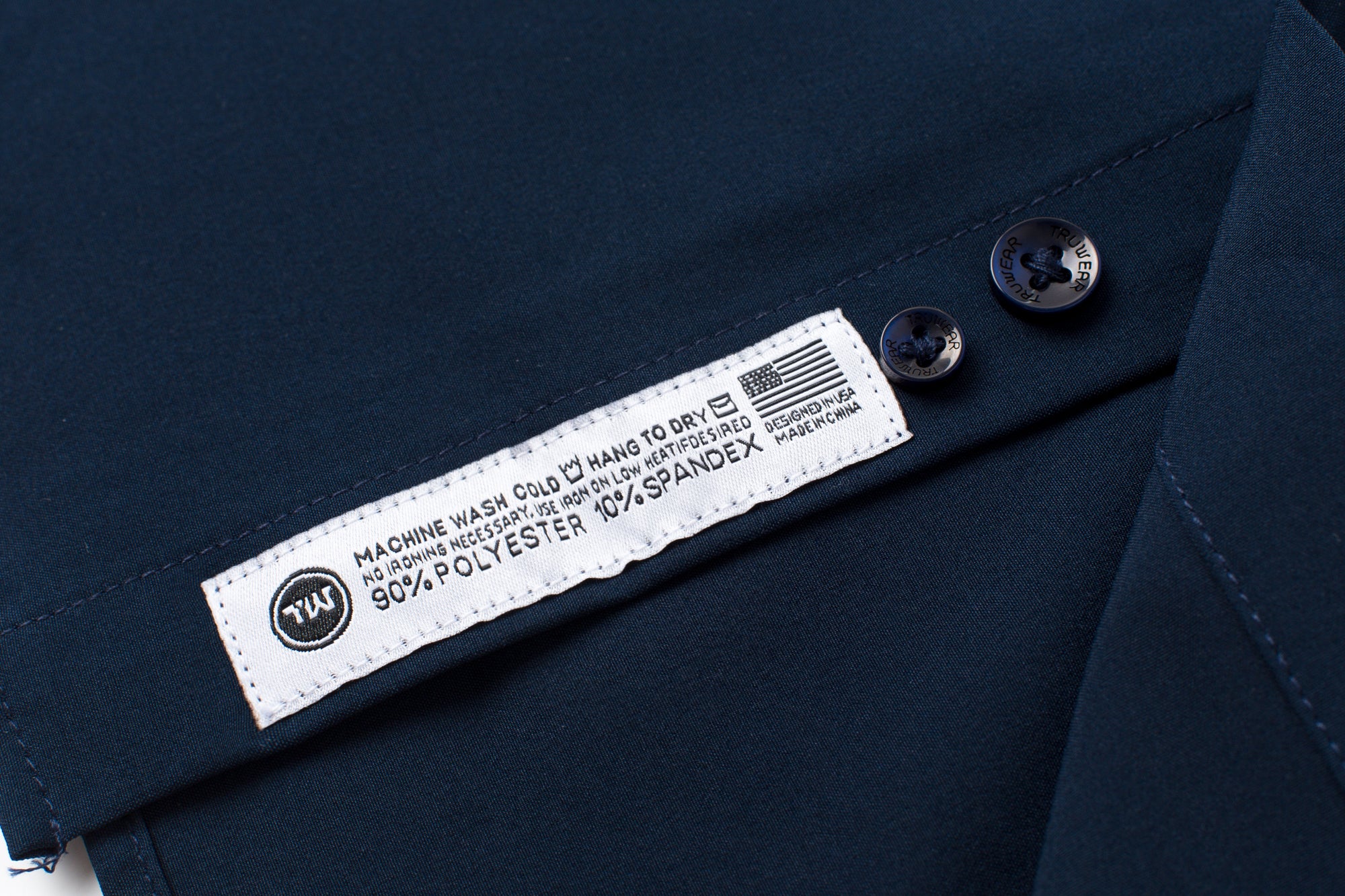 Phenom Professional Long Sleeve True Navy Dress Shirt