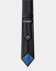 Elite Silk Tie Geometric Pattern Black