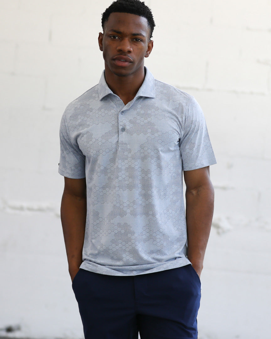 Swell Polo Steel Blue