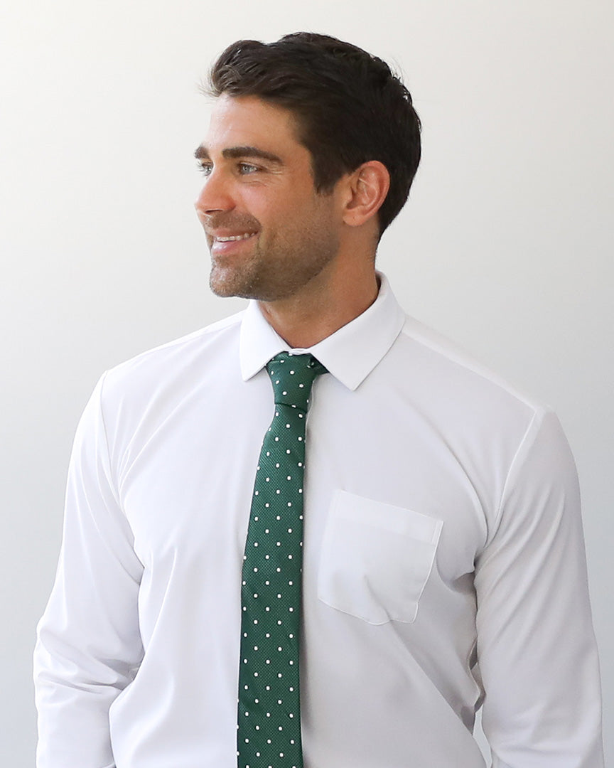 Immortal Green Polka Dot Tie