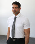 Immortal Floral Tie Black