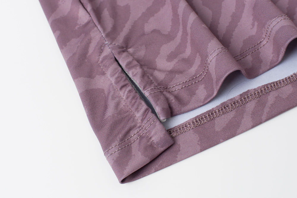 Elevation Polo Tiger Stripe Mauve