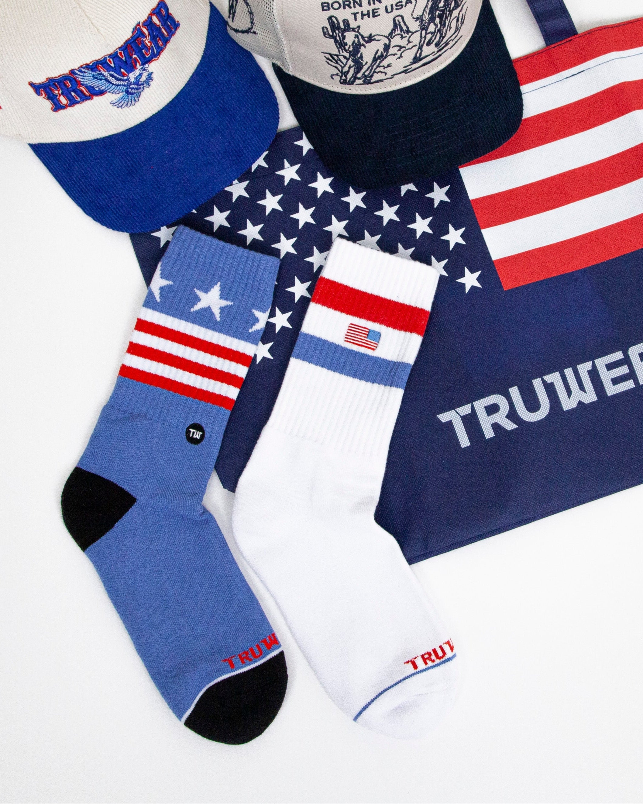 4th of July White Socks