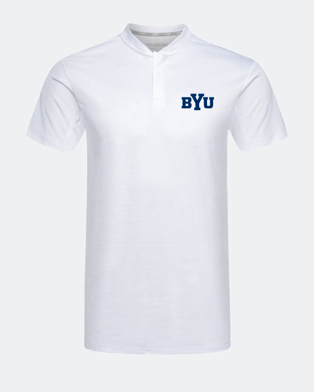 BYU Pinnacle 2.0 White Polo