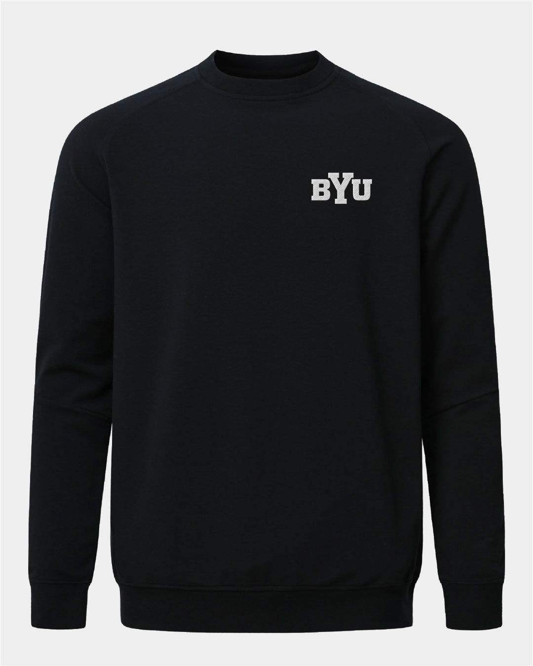 BYU Meridian Black Crewneck