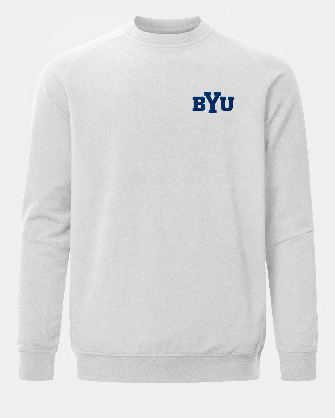 BYU Meridian Heather Grey Crewneck