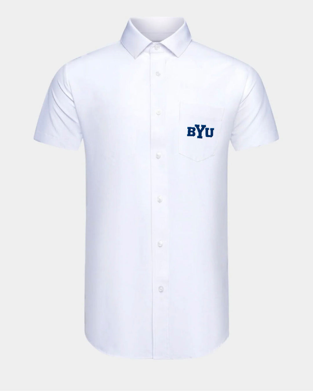 BYU Phenom Classic White Short Sleeve Dress Shirt