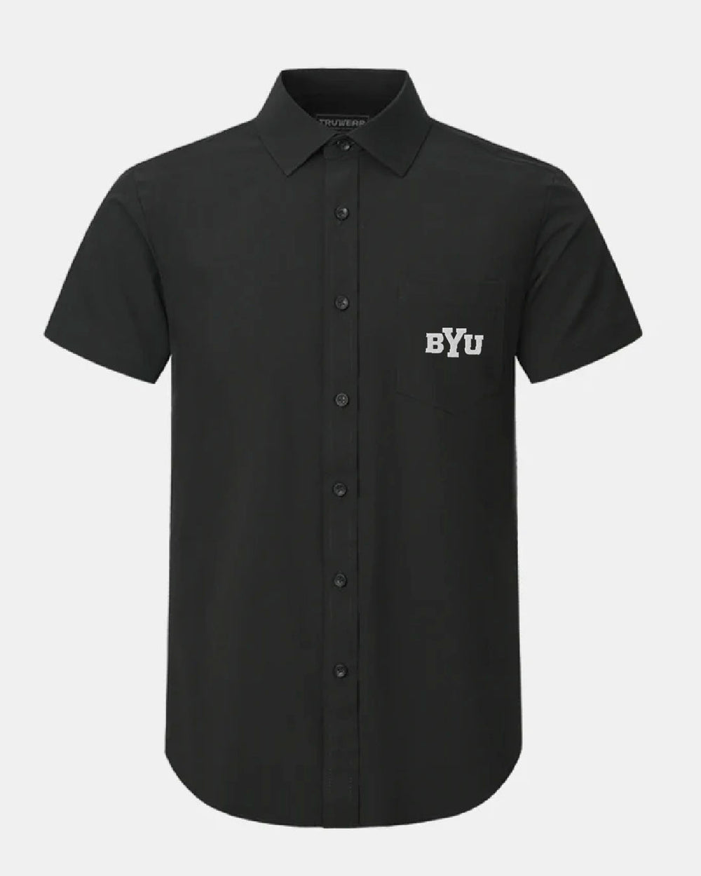 BYU Phenom Classic Black Short Sleeve Dress Shirt