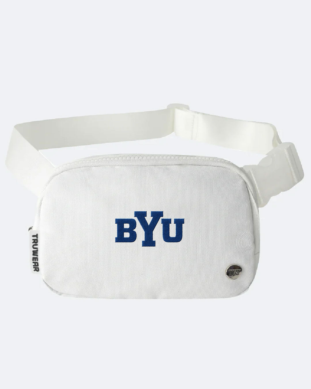 BYU Static White Crossbody