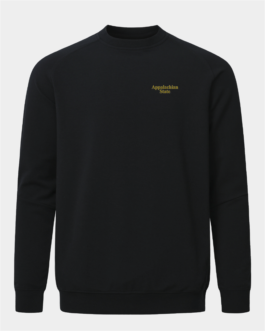 App State Meridian Black Crewneck