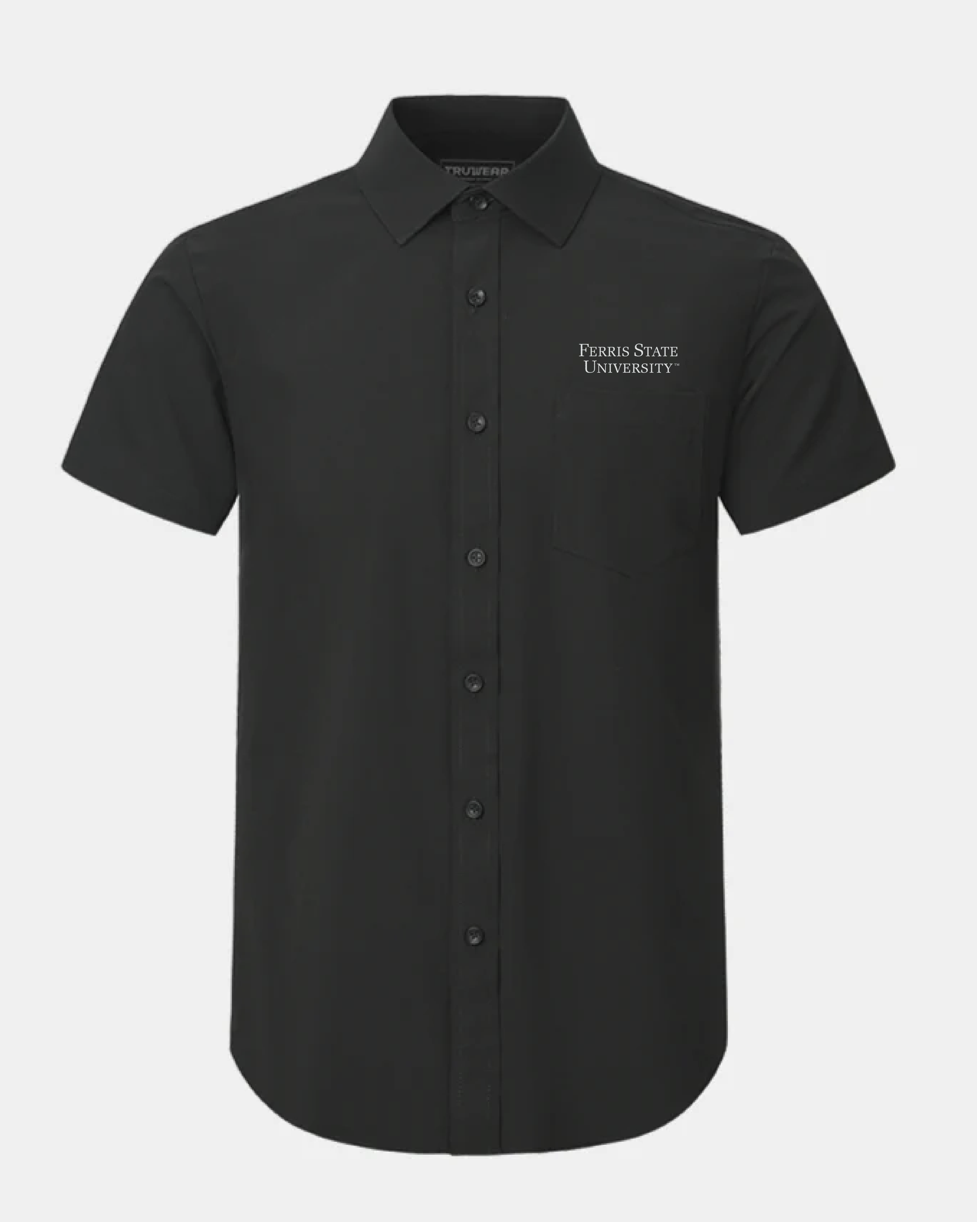 Ferris State Phenom Classic Black Short Sleeve Dress Shirt